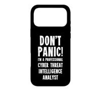 Analyste du renseignement sur Les cybermenaces Coque pour iPhone 17 Pro Max