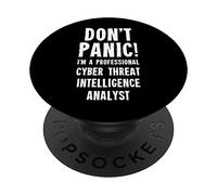 Analyste du renseignement sur Les cybermenaces PopSockets PopGrip Adhésif