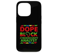 Analyste en cybersécurité de Dope Black, Proud Black Professional Coque pour iPhone 13 Pro