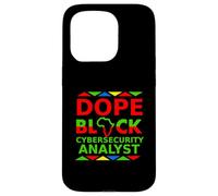 Analyste en cybersécurité de Dope Black, Proud Black Professional Coque pour iPhone 15 Pro