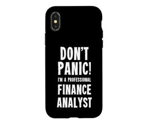 Analyste Financier Coque pour iPhone X/XS