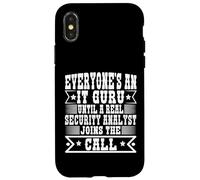 Analyste Informatique en cybersécurité Hacker Programmeur Hacking Design Coque pour iPhone X/XS