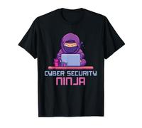 Analyste Informatique Ninja en cybersécurité Ethical Hacker Design T-Shirt