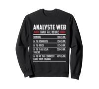 Analyste Web Métier Idée Cadeau Humour pour Analyste Web Sweatshirt