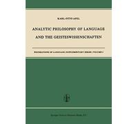 Analytic Philosophy Of Language And The Geisteswissenschaften