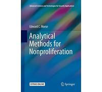Analytical Methods For Nonproliferation