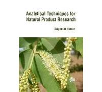Analytical Techniques For Natural Product Research