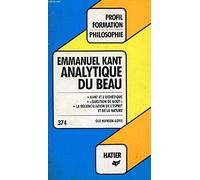 Analytique Du Beau H6