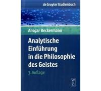 Analytische Einführung In Die Philosophie Des Geistes