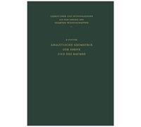 Analytische Geometrie Der Ebene Und Des Raumes