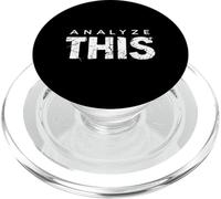 ANALYZE THIS Bold Typographic PopSockets PopGrip pour MagSafe