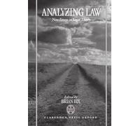 Analyzing Law – New Essays in Legal Theory – Oxford University Press