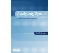 Analyzing Syntax: A Lexical-Functional Approach