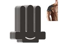 ANAMPION Bandes de Kinésiologie pour Épaule,12PCS Impermeable Rubans Épaule pour Soulagement de La Douleur,Coton Kinesio Tape,Durable Bande Épaulière pour Les Sports (Noir, 12 PCS)