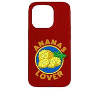 Ananas Lover Fruit Soleil Veggie Dessert VEGETARIEN Jaune Coque pour iPhone 15 Pro