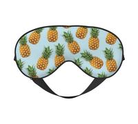 Ananas Masque de sommeil anti-lumière réglable confortable et doux pour les yeux Repos nocturne réversible