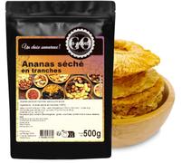 Ananas séché en tranches, sans sucre ajouté 500 g - LA PLANTIGO