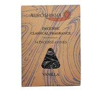 Anandam Auroshikha Lot de 14 cônes d'encens Vanille