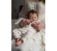 Anano 20 Pounce 50cm Bebe Reborn Garcon Silicone Plein Corps Qui Ressemble a des Vrais Bébé Reborn Tout en Silicone Souple Réaliste avec des Cheveux Et des Vêtements