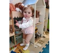 Anano Bebe Reborn Fille Poupée Grande Taille 26 Pouces 70 Cm Toddler Poupee Realiste Poupée en Silicone on Dirait Un Vrai Bébé Jambes Droites Debout Poupée Garçon