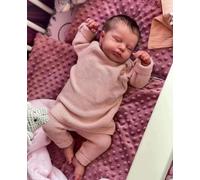 Anano Bebe Reborn Fille Silicone Plein Corps 50cm - Poupée Nouveau Né Lavable Vrai Bébé Réaliste Tout en Silicone