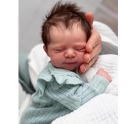 Anano Bebe Reborn Fille Silicone Plein Corps Lavable 45cm Réaliste Bébé Poupée Reborn Nouveau Né Silicone Reborn Bébé Poupée Fille Bébé Reborn Réaliste Tout en Silicone