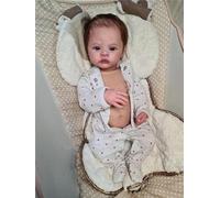 Anano Poupée Bébé Reborn Fille Réaliste - Corps Tout en Silicone Souple 45cm - Nouveau-né Jouets