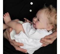 Anano Poupee Bebe Reborn Garcon Qui Ressemble A des Vrais 50 Cm Realiste Poupon Reborn Fille Vrai Bébé Reborn Silicone Souple Baby Reborn Poupée Bébé Reborn Réaliste Porcelaine avec Cheveux