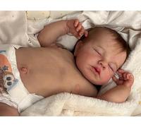 Anano Poupee Reborn Corps Silicone Garçon 20 Pouces Poupée Bébé En Réalistes Bebe Garcon Souple Plein Poupées De La Vraie Vie Regarder Veines Bleues