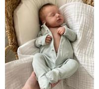 Anano Poupée Reborn en silicone pour bébé de 50,8 cm - Réaliste - Tête en vinyle réaliste - Joli bébé qui a l'air réaliste - Coffret cadeau pour nouveau-né à partir de 3 ans