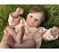 Anano Poupées réalistes Reborn Bébé Fille 48 cm Poupée en Silicone Vraiment Mignon L'apparence Réelle Newborn Bébé Poupée Reborn Poupée Garçon pour patient de démence