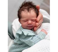 Anano Poupées Reborn en Silicone de 45,7 cm pour bébé réaliste Qui ressemblent à de Vrais bébés, poupée Reborn en Silicone, Corps Complet, anatomiquement correcte