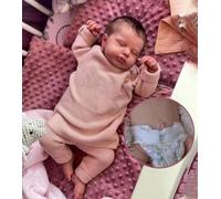 Anano Reborn - Poupée réaliste pour bébé - En silicone - Lavable - 50 cm - Comme un vrai bébé - Corps entier - En silicone - Pour enfants de 3 ans