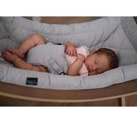 Anano Reborn Poupées en silicone pour bébé - Vaisseaux sanguins réalistes - 50,8 cm - Poupée réaliste - En silicone - Pour bébé fille - Étanche - Jouet d'alimentation