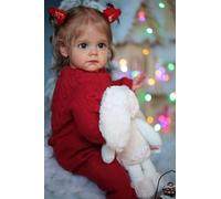 Anano Reborn Poupées pour bébé fille - Aspect réel - 61 cm - Aspect réaliste - Nouveau-né - Bras flexibles