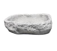 AnaParra Jardinière d'extérieur modèle abreuvoir 45 x 25 x 10 cm. Béton pierre. Couleur : gris. Poids : 9 kg. Capacité : 5 l.