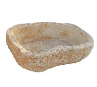 AnaParra Jardinière pour extérieur, pile modèle abreuvoir 45 x 25 x 10 cm. Béton pierre. Couleur : ocre. Poids : 9 kg. Capacité : 5 l.