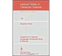 Anaphora In Natural Language Understanding