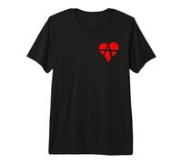 Anarchie Relationnelle Symbole RA Cœur Poly Amour Libre T-Shirt Haut de Gamme