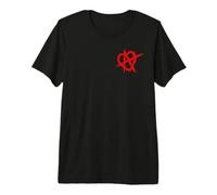 Anarchie Relationnelle Symbole RA Cœur Poly Amour Libre T-Shirt Haut de Gamme