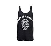 Anarchy MC Lightweight Sleeveless Vest T T-Shirts à Manches Courtes(XX-Large)