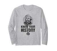 Anarchy Père Mikhail Bakunin Chemise Histoire Anarchiste Rebelle Manche Longue
