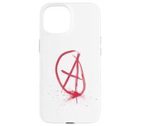 Anarchy Sign Red Punk Rocker Band Emo Weirdo Vêtements Gothiques Coque pour iPhone 15
