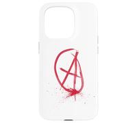 Anarchy Sign Red Punk Rocker Band Emo Weirdo Vêtements Gothiques Coque pour iPhone 15 Pro