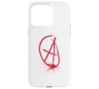 Anarchy Sign Red Punk Rocker Band Emo Weirdo Vêtements Gothiques Coque pour iPhone 15 Pro Max