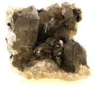 ANATASE + QUARTZ - Pierre Naturelle en Provenance de France, Col de La Madeleine, Savoie Cristaux de quartz et anatase, énergie positive 1536.0 ct - Certificat d'Authenticité Inclus 82 x 81 x 34 mm G