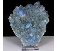 ANATASE + QUARTZ - Pierre Naturelle en Provenance de France, Les Deux Alpes - Cristal de Roche Rare et Authentique 14.0 ct - Certificat d'Authenticité Inclus 17 x 14 x 9 mm G