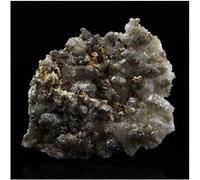 ANATASE + QUARTZ - Pierre Naturelle en Provenance de FRANCE, Massif de la Lauzière, Savoie - Roche Cristalline Rare et Authentique 77.0 ct - Certificat d'Authenticité Inclus 50 x 41 x 9 mm G