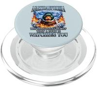 Anatidaephobia Duck Watching You Funny Meme Phobia Bootleg PopSockets PopGrip pour MagSafe