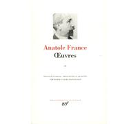 Œuvres Tome 2 La rôtisserie de la reine Pédauque Le lys rouge - Anatole France - Gallimard - relié - Roman